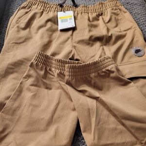 Mens Nike dri fit beige cargo jogger pants